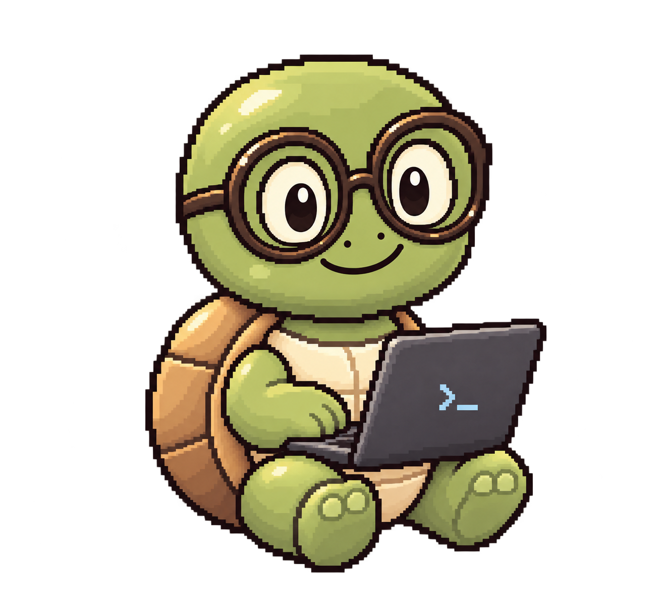 Jasper working on a laptop